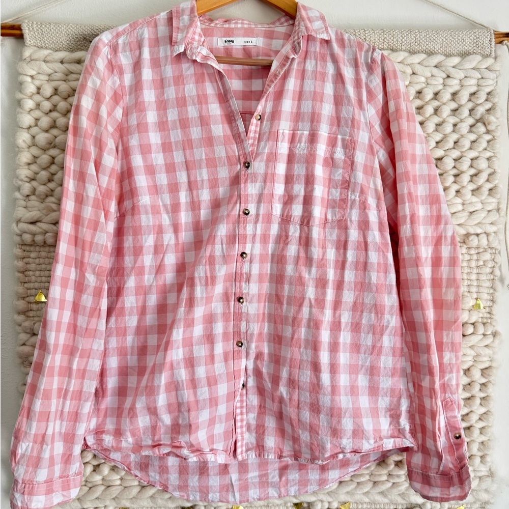 Pink Checkered Shirt